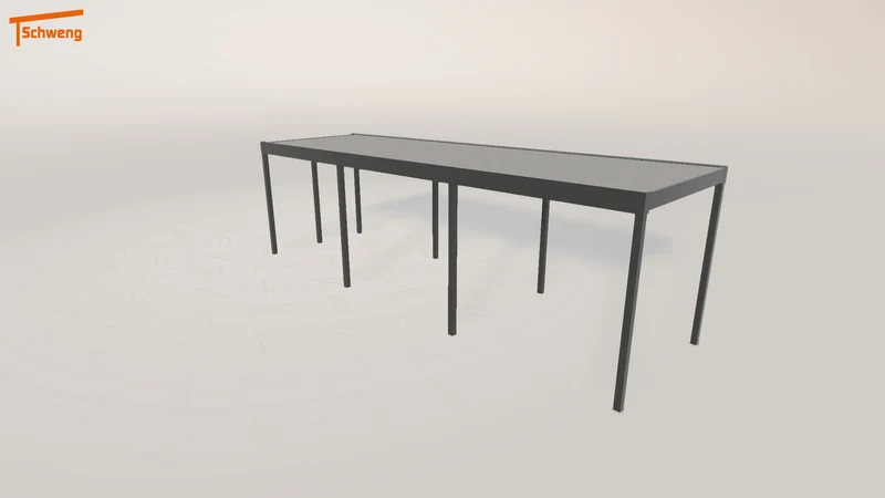 #DE Schweng Flachdachcarport C600 (ID bkrjyq)