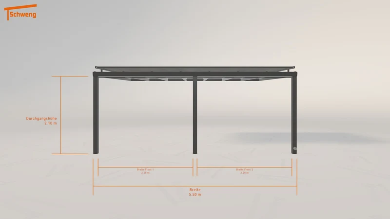 #DE Schweng Terrassenüberdachung S350 (ID w3mrxg)