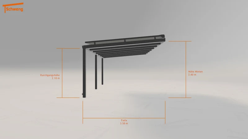 #DE Schweng Terrassenüberdachung S350 (ID w3mrxg)
