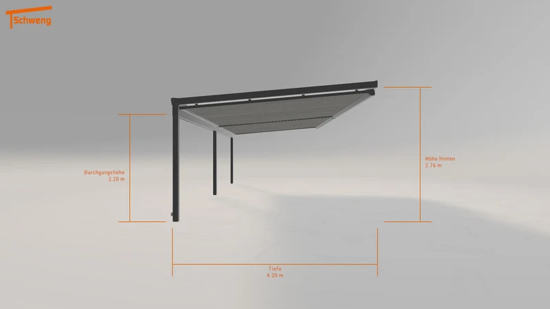 #DE Schweng Terrassenüberdachung S400 (ID dvmzvm)