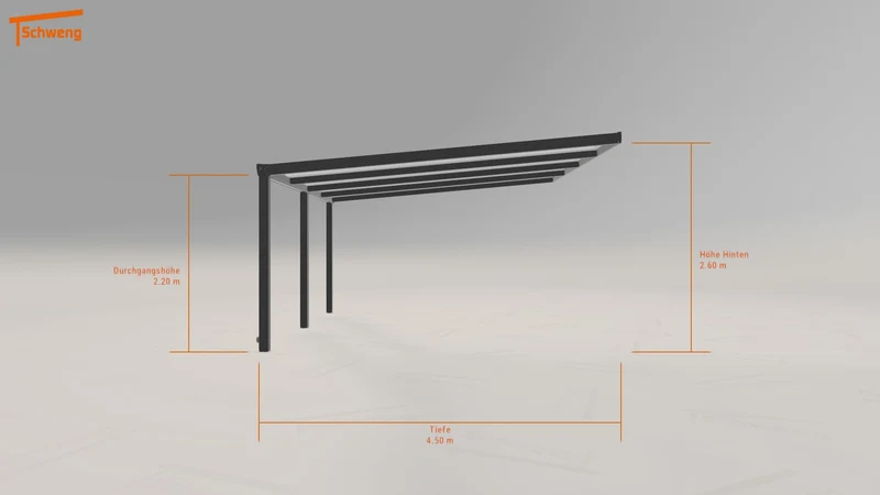 #DE Schweng Terrassenüberdachung S400 (ID jjm9wx)