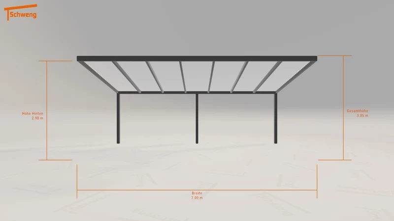 #DE Schweng Pultdachcarport S350 (ID qd7wmv) #MTG