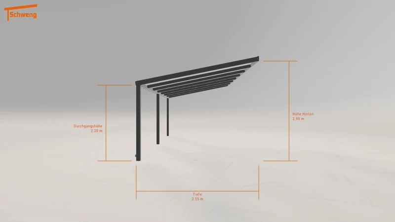 #DE Schweng Pultdachcarport S350 (ID qd7wmv) #MTG