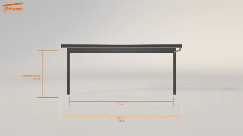 #DE Schweng Terrassenüberdachung S400 (ID qd7n2v)