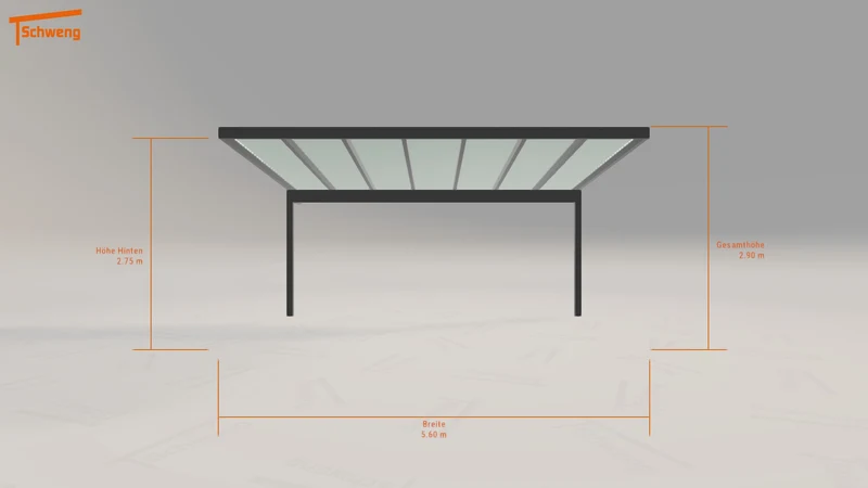 #DE Schweng Terrassenüberdachung S400 (ID qd7n2v)