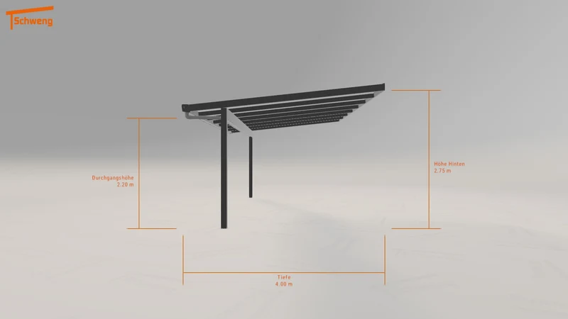#DE Schweng Terrassenüberdachung S400 (ID qd7n2v)