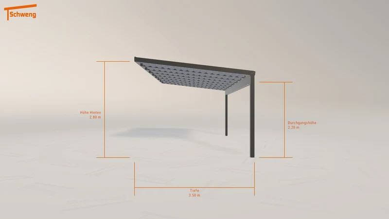 #DE Schweng Terrassenüberdachung S350 (ID pb53qb)