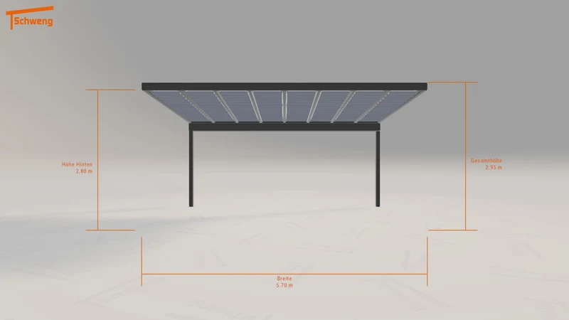 #DE Schweng Terrassenüberdachung S400 (ID 773ggj)