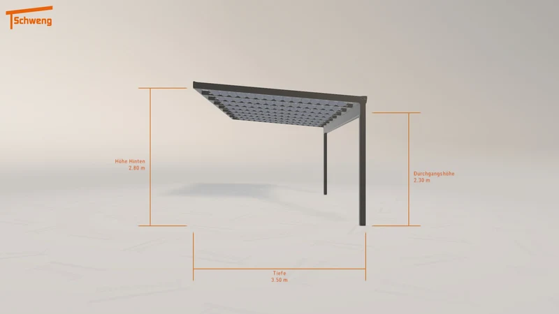 #DE Schweng Terrassenüberdachung S400 (ID 773ggj)