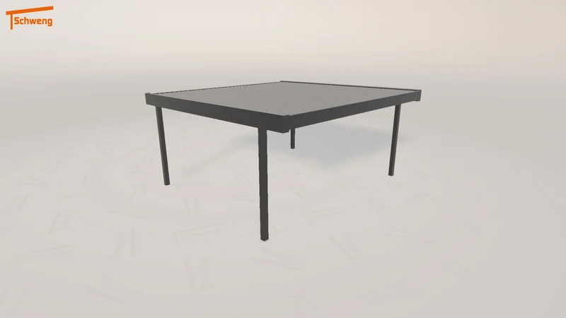 #DE Schweng Flachdachcarport C600+ (ID 42qgg5)