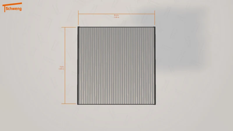 #DE Schweng Flachdachcarport C600+ (ID 42qgg5)