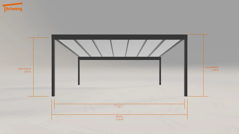 #DE Schweng Pultdachcarport S400 (ID rjx33x) #MTG