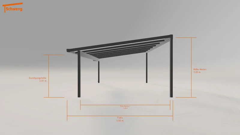 #DE Schweng Pultdachcarport S400 (ID rjx33x) #MTG
