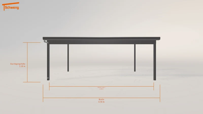 #DE Schweng Pultdachcarport S400 (ID 85zryn)