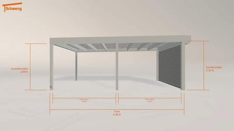 #DE Schweng Flachdachcarport C600 (ID x74k3g) #MTG