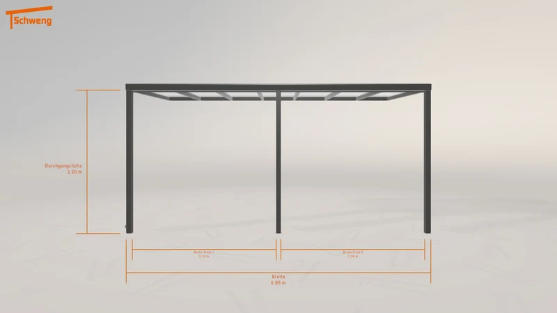 #DE Schweng Pultdachcarport S400 (ID mjk3q5)