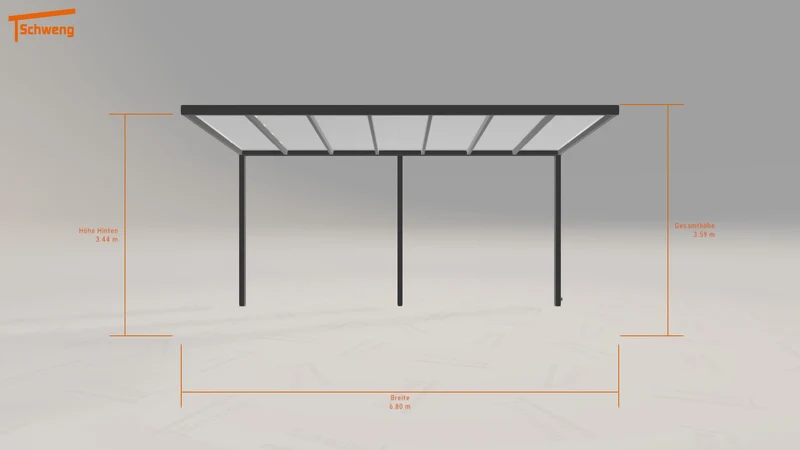 #DE Schweng Pultdachcarport S400 (ID mjk3q5)
