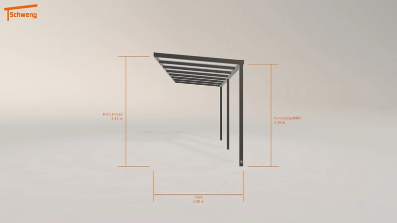#DE Schweng Pultdachcarport S400 (ID mjk3q5)