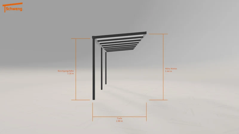 #DE Schweng Pultdachcarport S400 (ID mjk3q5)