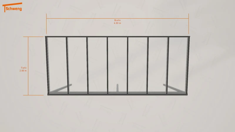 #DE Schweng Pultdachcarport S400 (ID mjk3q5)