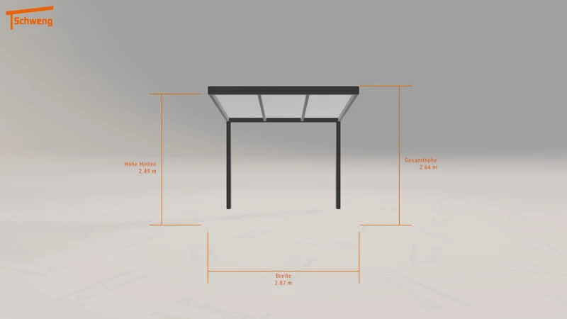 #DE Schweng Terrassenüberdachung S350 (ID k2dgyg)