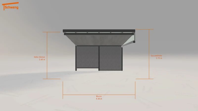 #DE Schweng Terrassenüberdachung S400 (ID pb5d3v)
