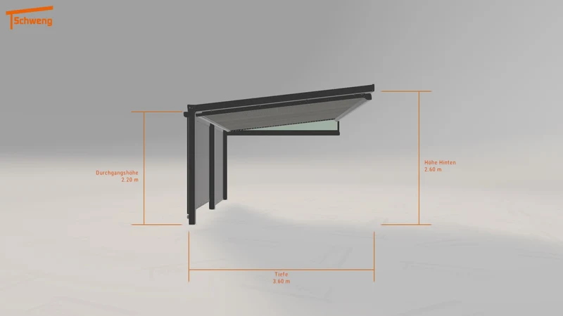 #DE Schweng Terrassenüberdachung S400 (ID pb5d3v)