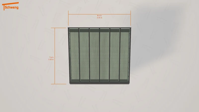 #DE Schweng Terrassenüberdachung S400 (ID pb5d3v)