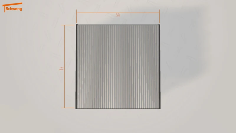 #DE Schweng Flachdachcarport C600 (ID mjk3v5)
