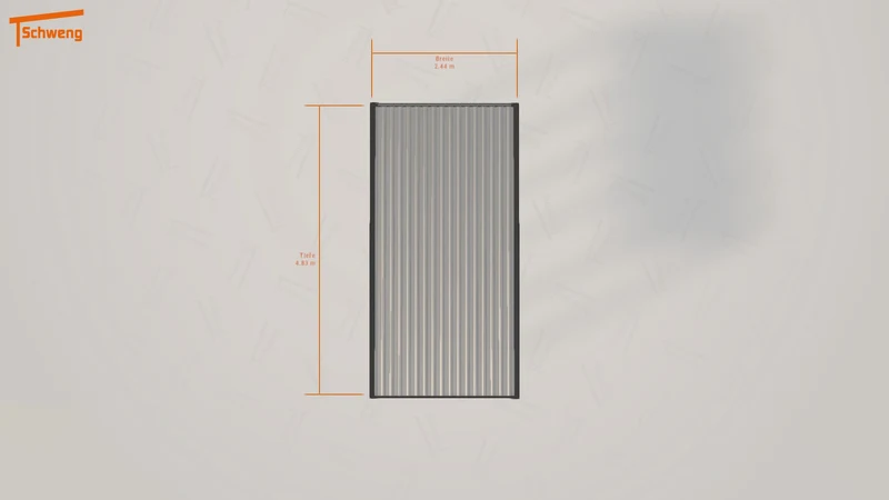 #DE Schweng Flachdachcarport C600 (ID 332g2x)