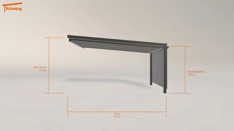 #DE Schweng Terrassenüberdachung S400 (ID pb5ddv)