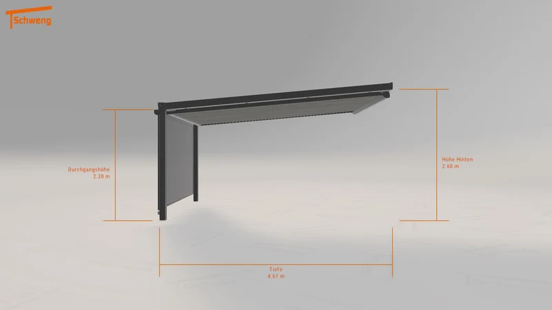 #DE Schweng Terrassenüberdachung S400 (ID pb5ddv)