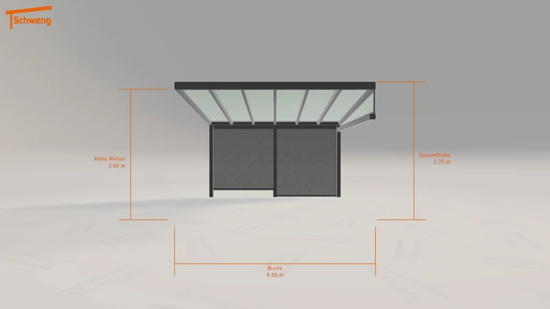 #DE Schweng Terrassenüberdachung S400 (ID jjmnnx)