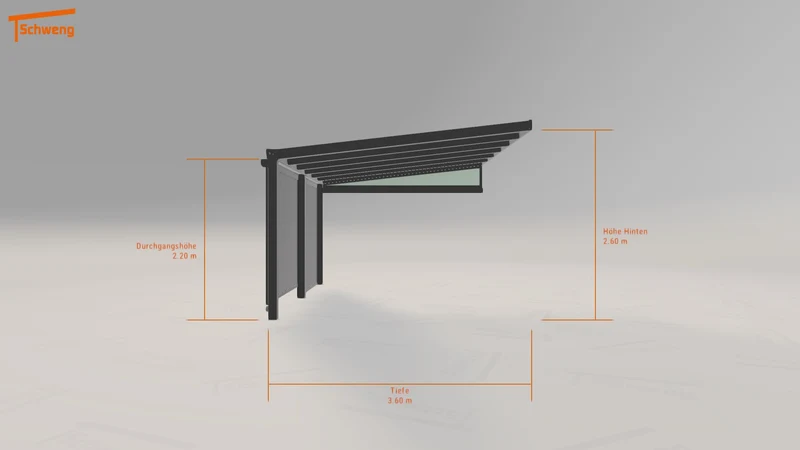 #DE Schweng Terrassenüberdachung S400 (ID jjmnnx)