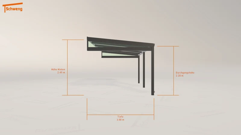 #DE Schweng Terrassenüberdachung S350 (ID 85zyy5)