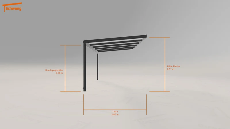 #DE Schweng Terrassenüberdachung S350 (ID k2dgqz)