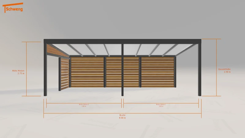 #DE Schweng Pultdachcarport S400 (ID 332w5g) #MTG