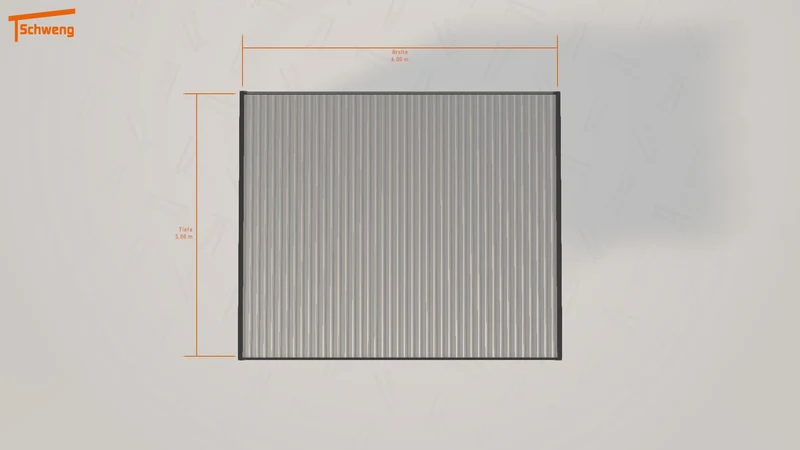 #DE Schweng Flachdachcarport C600 (ID pb5jpy) #MTG