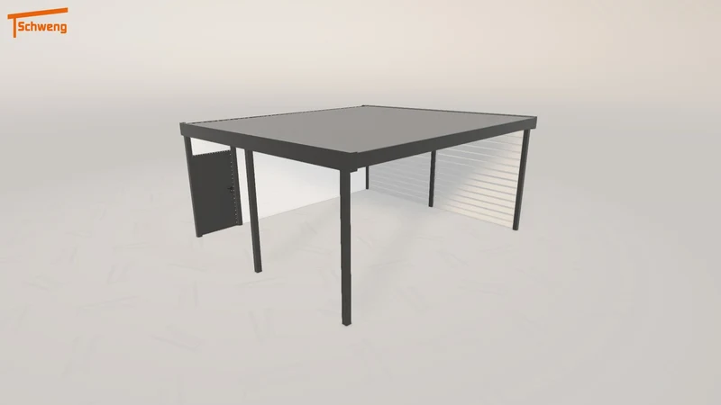 #DE Schweng Flachdachcarport C600+ (ID g7v387) #MTG