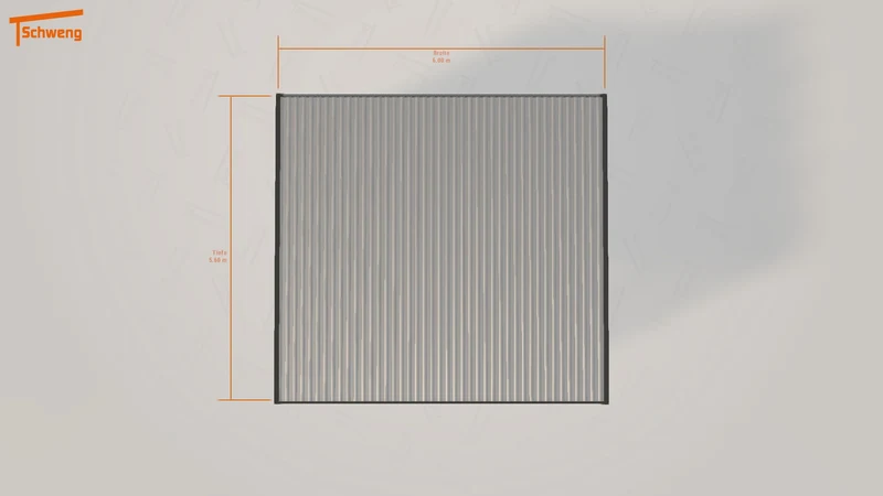 #DE Schweng Flachdachcarport C600+ (ID g7v387) #MTG