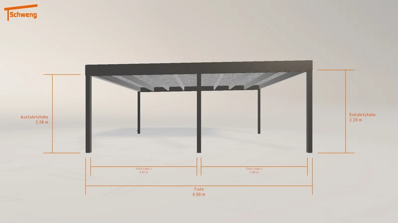 #CH Schweng Flachdachcarport C600 (ID k2dq9b) #MTG