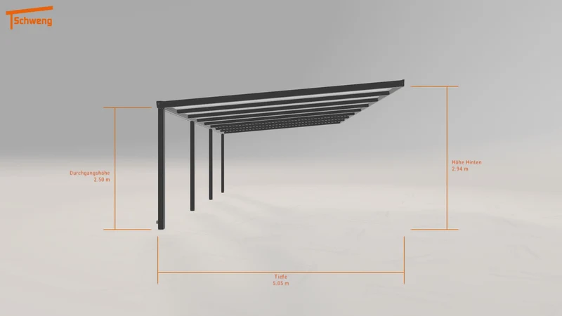 #DE Schweng Pultdachcarport S400 (ID 5mr87k) #MTG
