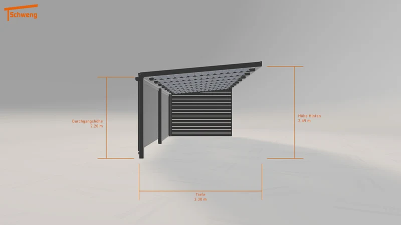 #DE Schweng Terrassenüberdachung S350 (ID qd7y9v)