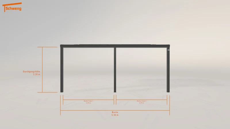 #DE Schweng Terrassenüberdachung S350 (ID dvmwkq)