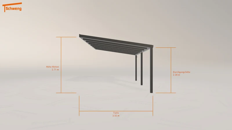 #DE Schweng Terrassenüberdachung S350 (ID dvmwkq)