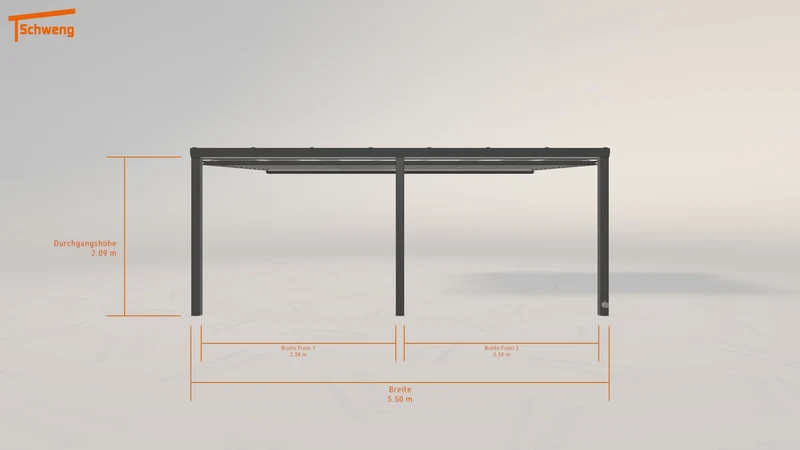 #DE Schweng Terrassenüberdachung S350 (ID bkr8b3)