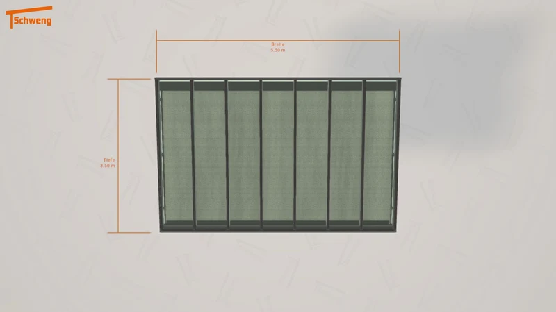 #DE Schweng Terrassenüberdachung S350 (ID bkr8b3)