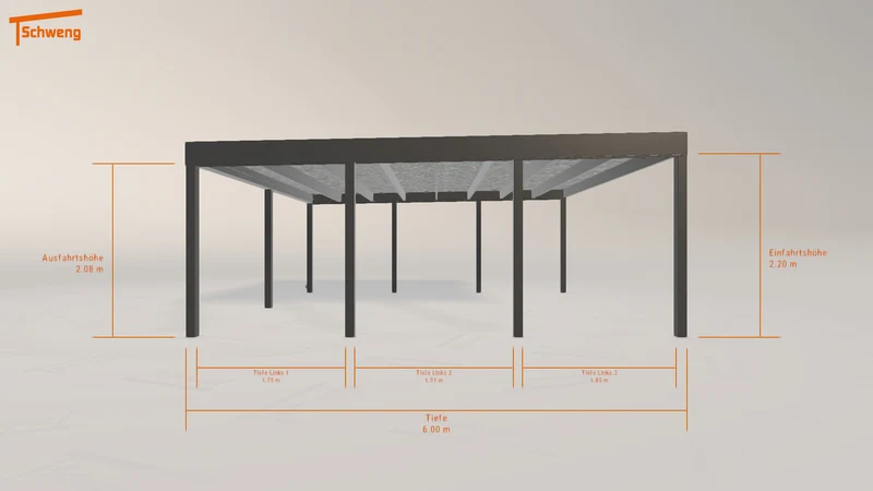 #DE Schweng Flachdachcarport C600 (ID 85zrv2) #MTG