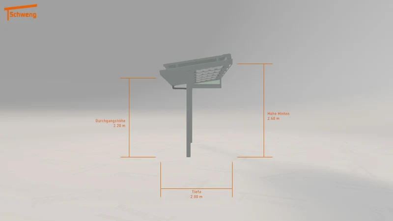 #DE Schweng Terrassenüberdachung S350 (ID 7739wq)