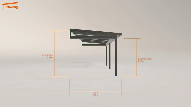 #DE Schweng Pultdachcarport S400 (ID dvm8qr)
